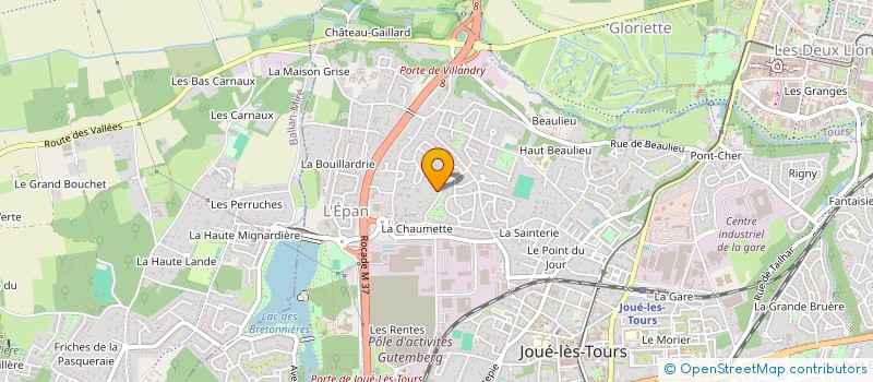 localisation de l'entreprise MONSIEUR MEROUANE DRIDI  JOUE-LES-TOURS