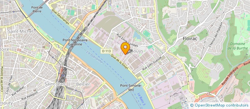 localisation de l'entreprise MONSIEUR MEROUANE EL MOUDENE  BORDEAUX