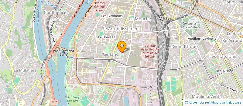 localisation de l'entreprise MONSIEUR MEROUANE GHERAB  LYON