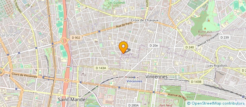 localisation de l'entreprise MONSIEUR MEROUANE HAMZAOUI  MONTREUIL