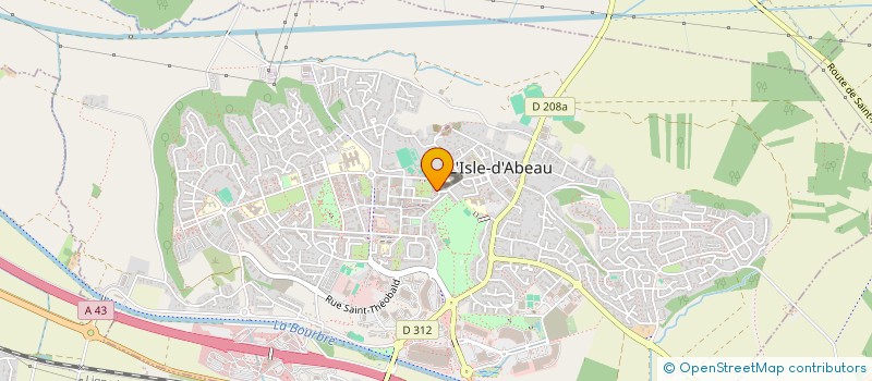 localisation de l'entreprise MONSIEUR MEROUANE HICHAM  L'ISLE-D'ABEAU