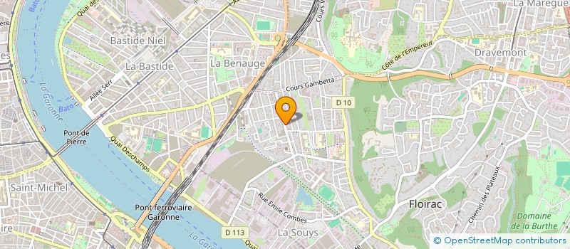 localisation de l'entreprise MONSIEUR MEROUANE HOCINE  FLOIRAC