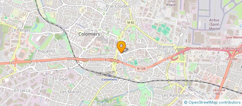 localisation de l'entreprise MONSIEUR MEROUANE MAROUF à COLOMIERS