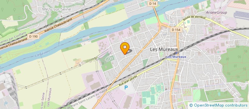 localisation de l'entreprise MONSIEUR MEROUANE MEGHIREF à LES MUREAUX