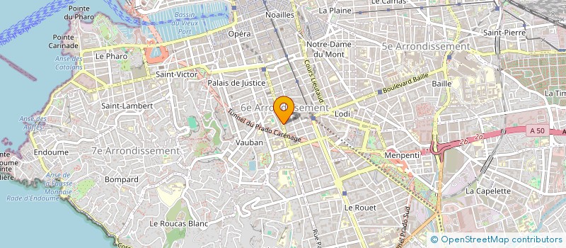 localisation de l'entreprise MONSIEUR MEROUANE REDAOUIA  MARSEILLE