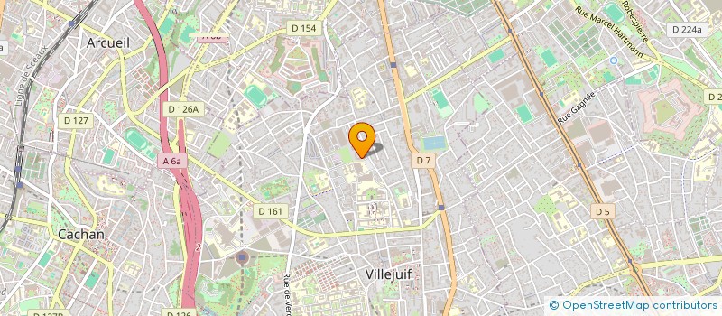 localisation de l'entreprise MONSIEUR MEROUANE SEDDIK  VILLEJUIF