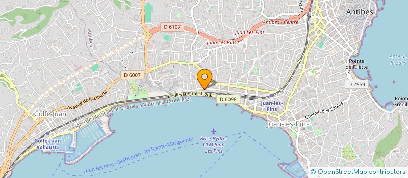 localisation de l'entreprise MONSIEUR MEROUANE ZENASNI à ANTIBES
