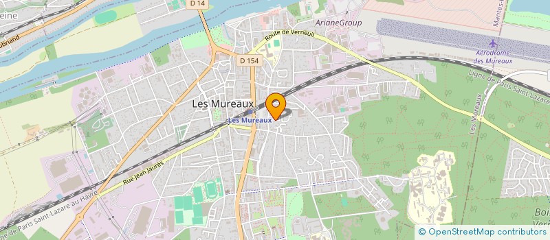 localisation de l'entreprise MONSIEUR MEROUCHE DERKAOUI à LES MUREAUX