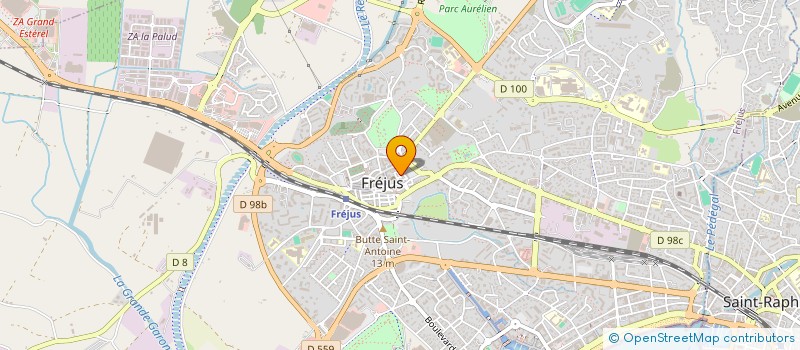 localisation de l'entreprise MONSIEUR MERRI GUIOLET à FREJUS