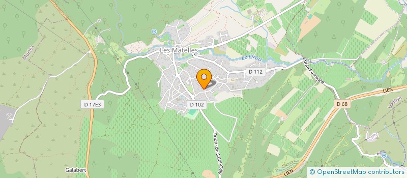 localisation de l'entreprise MONSIEUR MERRICK CATTET  LES MATELLES