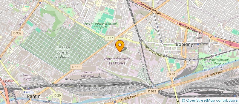 localisation de l'entreprise MONSIEUR MERROUANE MEKERRI à BOBIGNY