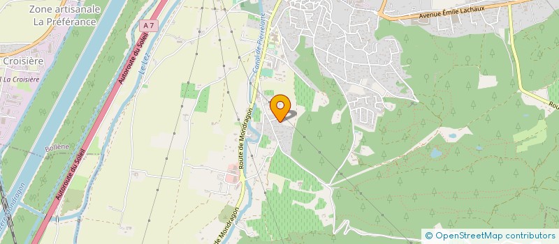 localisation de l'entreprise MONSIEUR MERRY GAGNOL  BOLLENE