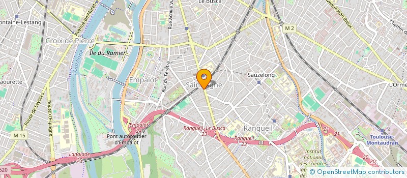 localisation de l'entreprise MONSIEUR MERRYL ANDRES  TOULOUSE