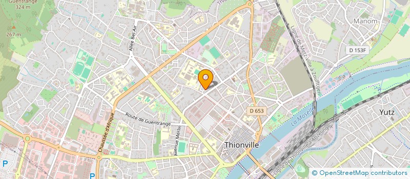 localisation de l'entreprise MONSIEUR MERSAD MUJIC  THIONVILLE