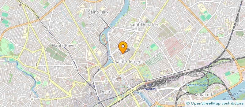 localisation de l'entreprise MONSIEUR MERSILE OUMAR  NANTES