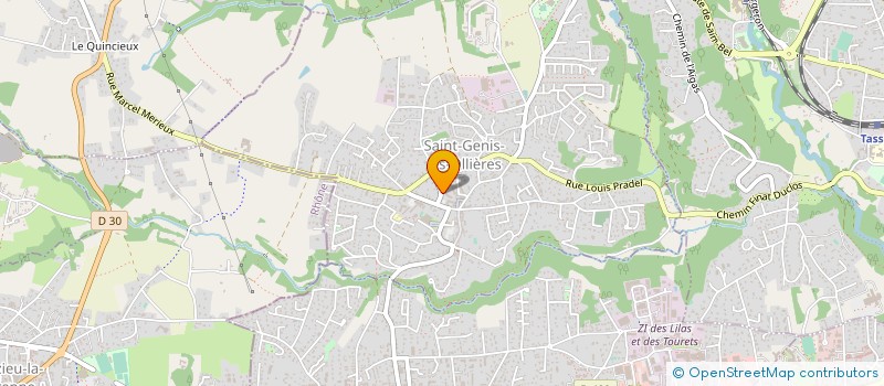 localisation de l'entreprise MONSIEUR MERSUDIN BEKTIC  SAINT-GENIS-LES-OLLIERES