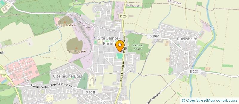 localisation de l'entreprise MONSIEUR MERUZHAN HARUTYUNYAN  WITTENHEIM