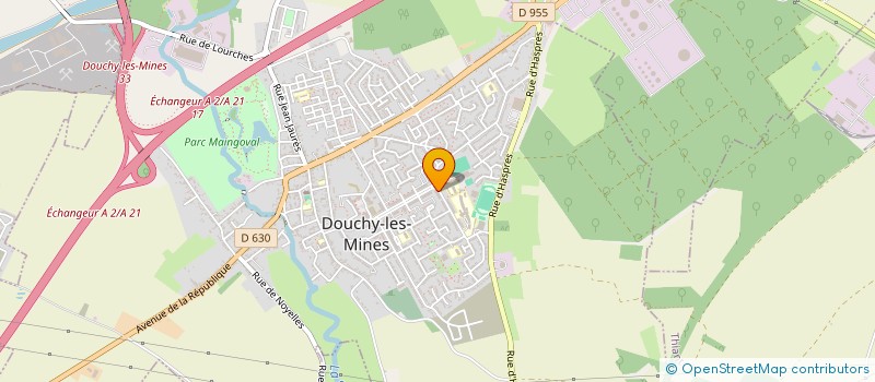 localisation de l'entreprise MONSIEUR MERVANELO BEAUSOLEIL à DOUCHY-LES-MINES