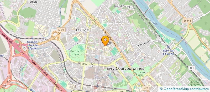 localisation de l'entreprise MONSIEUR MERVEILLE ESSOMBE à EVRY-COURCOURONNES