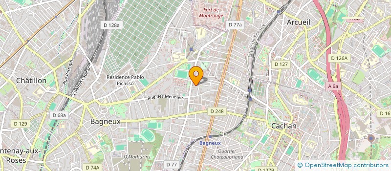 localisation de l'entreprise MONSIEUR MERVEILLE MASENGI à BAGNEUX