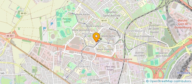 localisation de l'entreprise MONSIEUR MERWAN DAHEUR à STRASBOURG