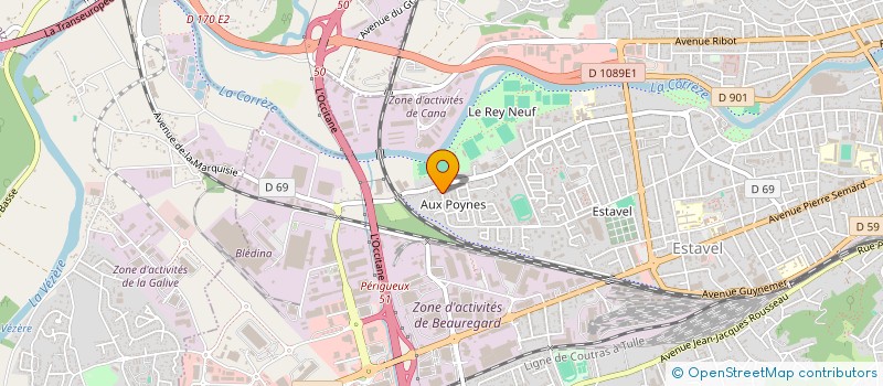 localisation de l'entreprise MONSIEUR MERWAN MESSAOUDENE à BRIVE-LA-GAILLARDE