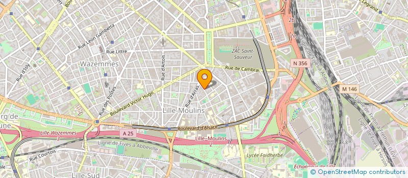 localisation de l'entreprise MONSIEUR MERWAN RAOURAOUA à LILLE