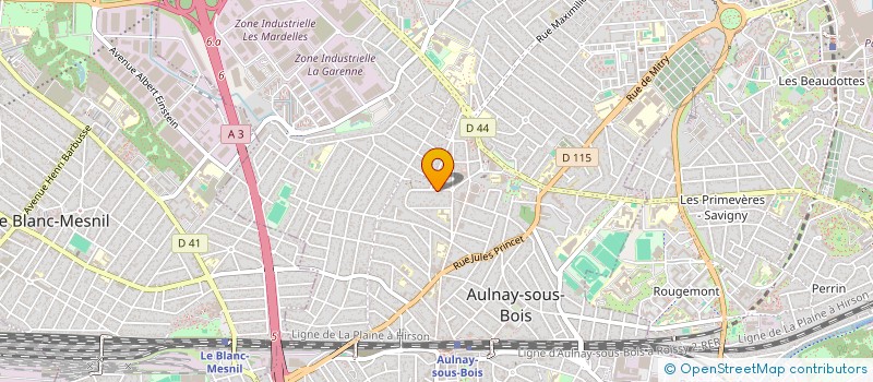 localisation de l'entreprise MONSIEUR MERWANE BEN AHMED JIMENEZ VENEGAS à AULNAY-SOUS-BOIS