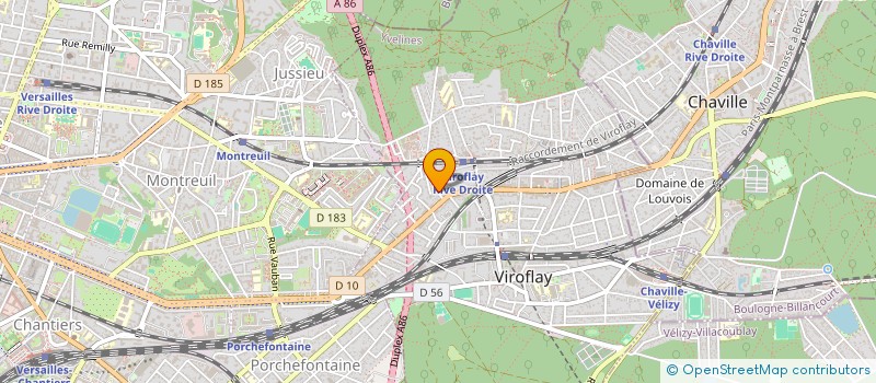 localisation de l'entreprise MONSIEUR MERWANE BENAIFA  VIROFLAY