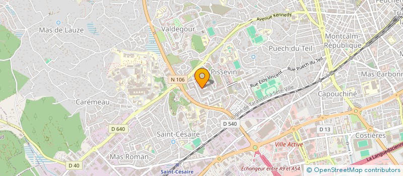 localisation de l'entreprise MONSIEUR MERWANE CHERFI  NIMES