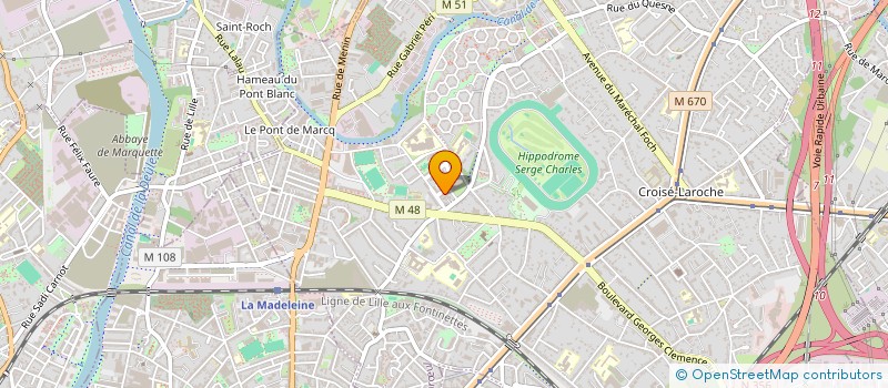 localisation de l'entreprise MONSIEUR MERWANE EL BANANI à MARCQ-EN-BARŒUL