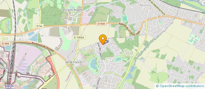 localisation de l'entreprise MONSIEUR MERWANE FAKRI  MAGNY-LE-HONGRE