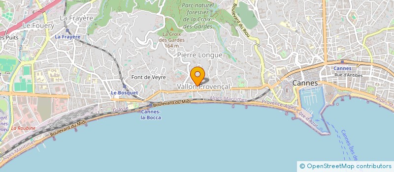 localisation de l'entreprise MONSIEUR MERWANE HADJ CHIKH à CANNES