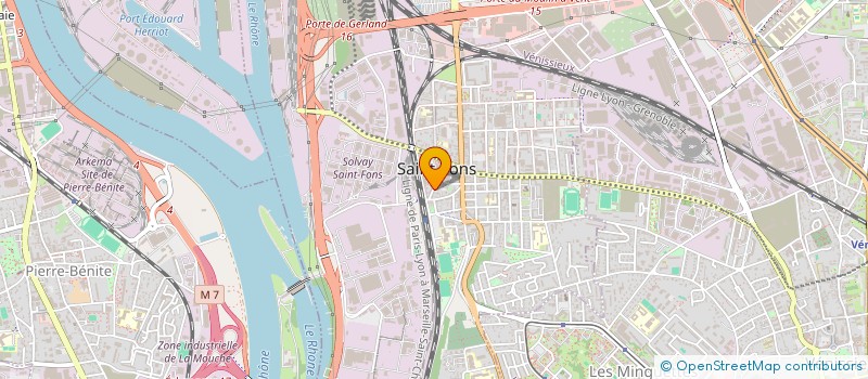 localisation de l'entreprise MONSIEUR MERWEN LEMMOUCHI  SAINT-FONS