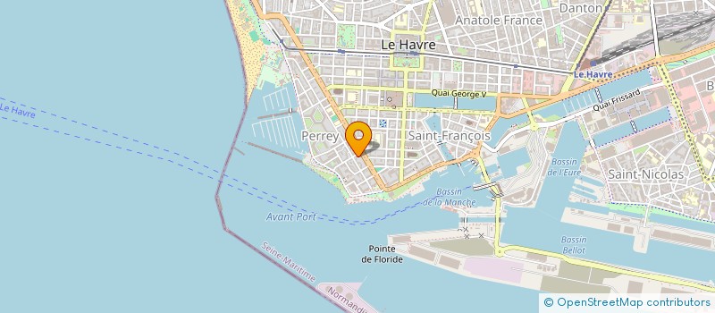 localisation de l'entreprise MONSIEUR MERYL BEN OTHMAN  LE HAVRE