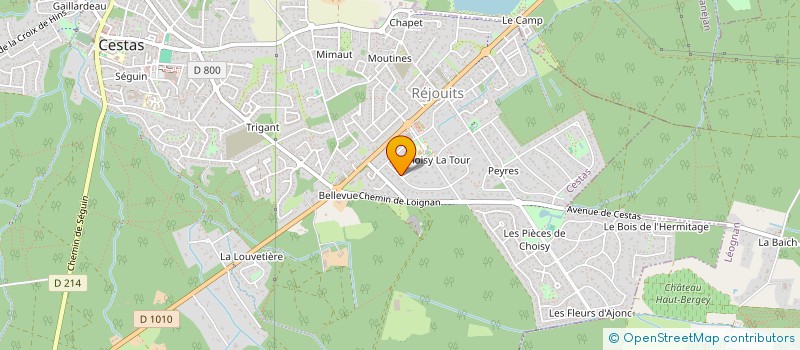 localisation de l'entreprise MONSIEUR MERYL TARAZON  CANEJAN