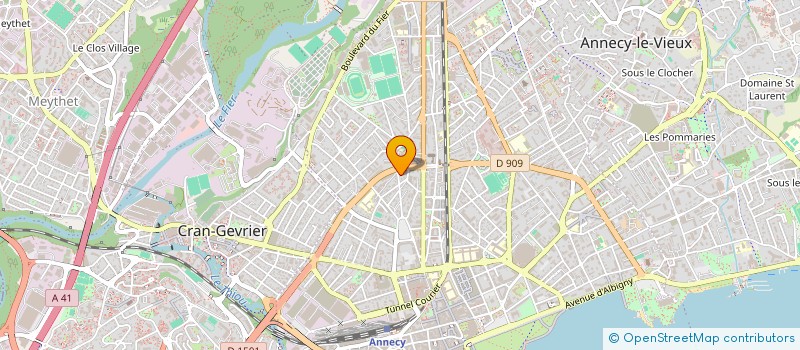 localisation de l'entreprise MONSIEUR MERZAG MECHGUEG  ANNECY