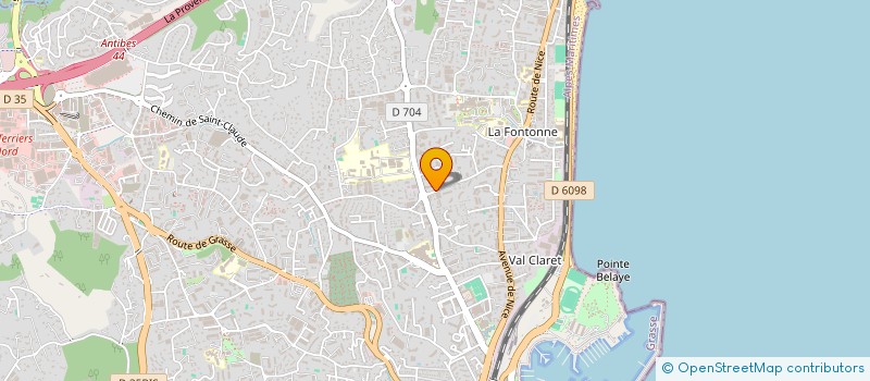 localisation de l'entreprise MONSIEUR MERZAK HAMBLI à ANTIBES