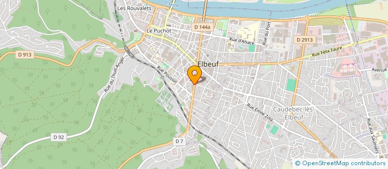 localisation de l'entreprise MONSIEUR MERZAK TAMERT  ELBEUF