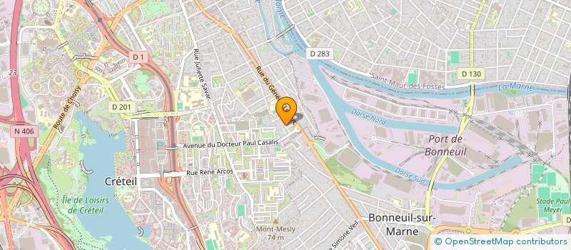 localisation de l'entreprise MONSIEUR MERZOUG AISSAT  CRETEIL