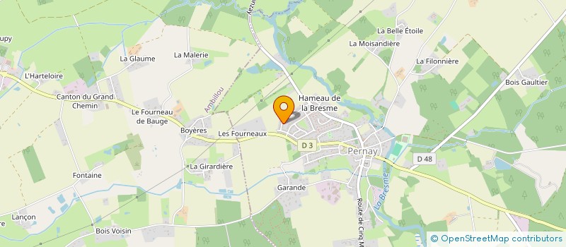 localisation de l'entreprise MONSIEUR MERZOUK OUCHENE  PERNAY