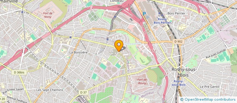 localisation de l'entreprise MONSIEUR MERZOUK OUHOCINE à MONTREUIL