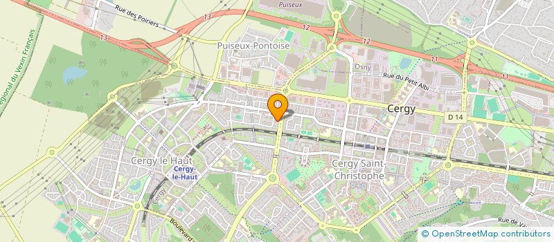 localisation de l'entreprise MONSIEUR MERZOUK TLILI  CERGY