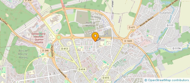 localisation de l'entreprise MONSIEUR MERZOUK TOUAHRI  MELUN