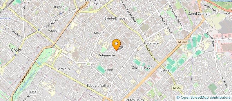 localisation de l'entreprise MONSIEUR MERZOUK ZOUAOUI  ROUBAIX