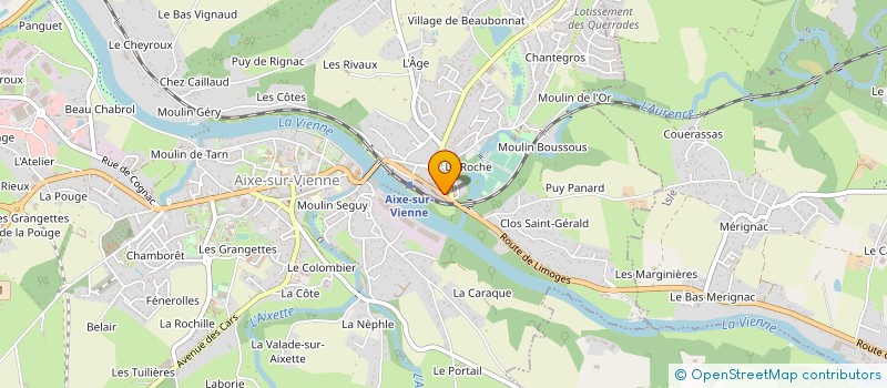 localisation de l'entreprise MONSIEUR MESAMDI PAING à AIXE-SUR-VIENNE