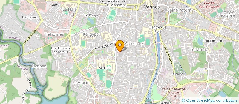localisation de l'entreprise MONSIEUR MESMIN KIMVOUAMA à VANNES