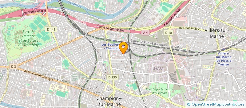 localisation de l'entreprise MONSIEUR MESMIN QUENUM à CHAMPIGNY-SUR-MARNE