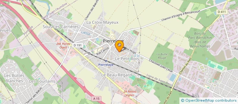 localisation de l'entreprise MONSIEUR MESNER ROMILUS  PIERRELAYE