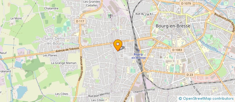 localisation de l'entreprise MONSIEUR MESROP BABAYAN  SAINT-DENIS-LES-BOURG